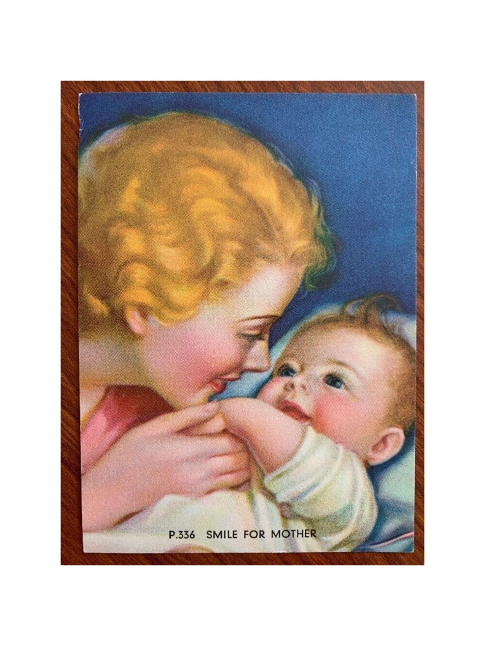 🎨 2 for $20 🎨Vintage Calendar Print "Smile for Mother" 3.5x5